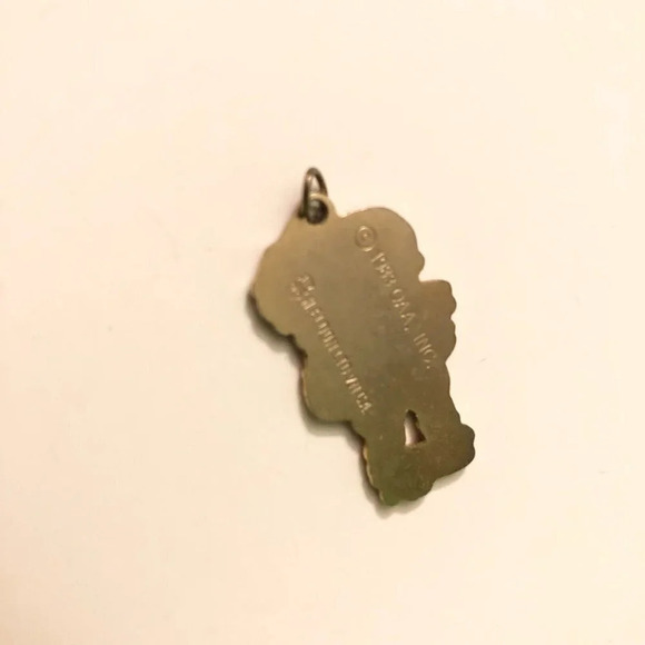 Vtg  1983 Cabbage Patch Kids Jewelry Necklace Charm H Eldon LTD - Picture 6 of 7